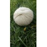 Pelote (50g) de laine mérinos non teintée (teinte naturelle des toisons) - Uni blanc, beige et chinés