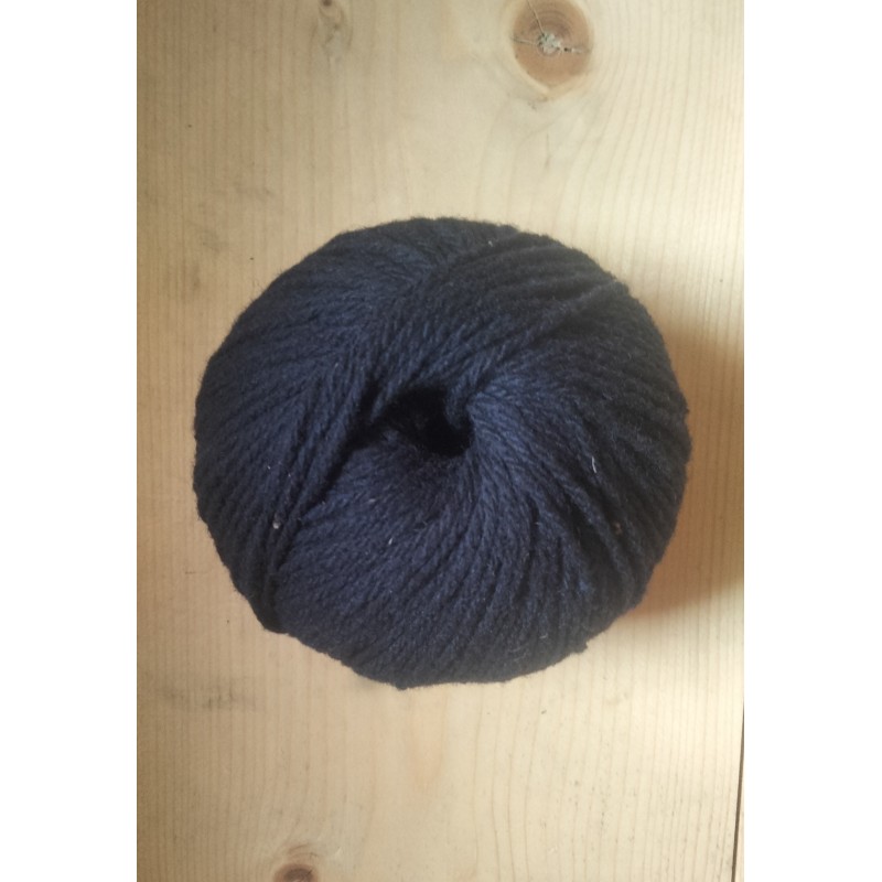 Pelote de laine Mérinos (50 g) - Coloris Bleu Marine