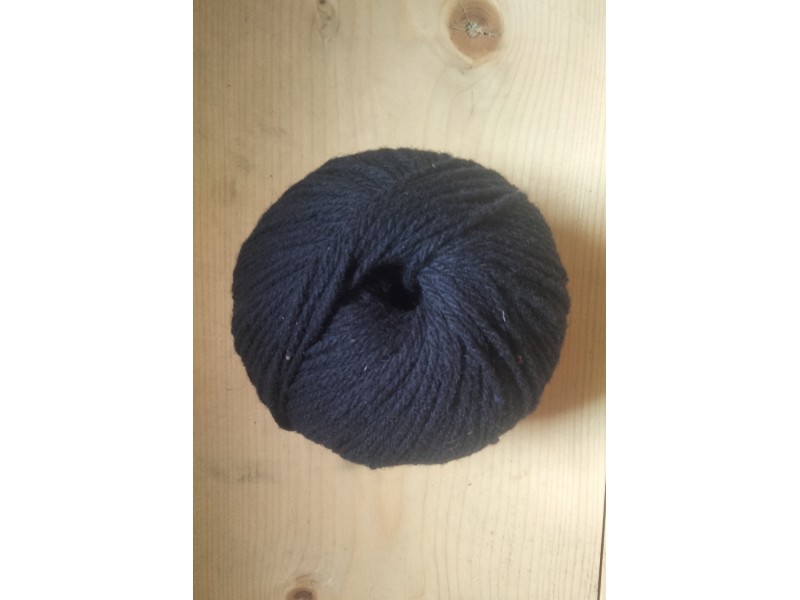 Pelote de laine Mérinos (50 g) - Coloris Bleu Marine